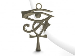 ankh horus pendant Modelo de Impressão 3D