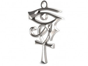 ankh horus pendant Modelo de Impressão 3D