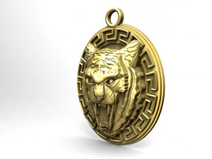 tiger pendant 3D Print Model