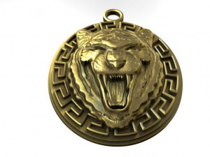 tiger pendant 3D Принт Модель