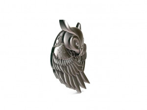 owl pendant 4 Model Cetak 3D