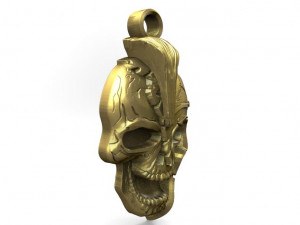 spartan skull pendant 3D Print Model