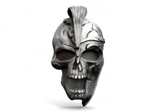 spartan skull pendant 3D Print Model