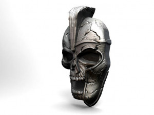 spartan skull pendant 3D Print Model
