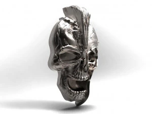 spartan skull pendant 3D Print Model