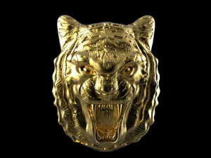 tiger head pendant 3D Print Model