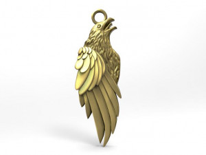 crow pendant Modèles 3D en vedette
