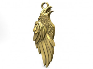 crow pendant Modèles 3D en vedette