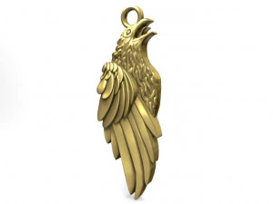 crow pendant 3D Print Model