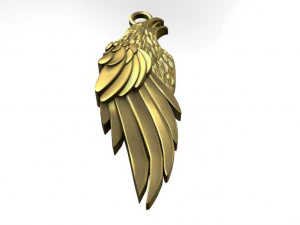 crow pendant 3D Print Model