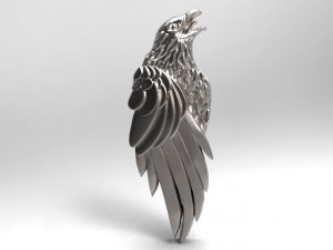 crow pendant Modèles 3D en vedette