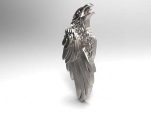 crow pendant Modèles 3D en vedette