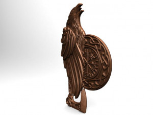 viking crow cnc 3D Baskı Modeli