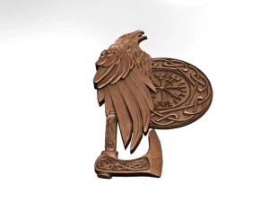 viking crow cnc 3D Print Model