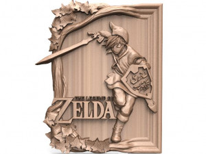 zelda link cnc 4 3D-Druckmodell