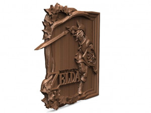 zelda link cnc 4 Modelo de impresión 3D