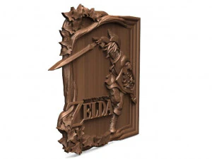 zelda link cnc 4 3D Print Model