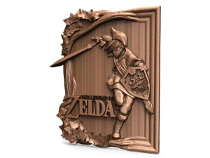 zelda link cnc 4 3D Print Model