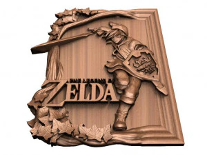 zelda link cnc 4 3D Print Model