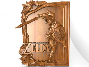 zelda link cnc 4 Modelo de impresión 3D
