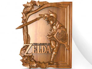zelda link cnc 4 3D Print Model