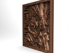 iron maiden eddie fear of the dark cnc 3Dプリントモデル
