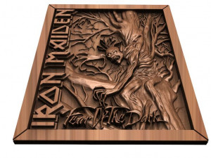iron maiden eddie fear of the dark cnc 3Dプリントモデル