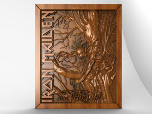 iron maiden eddie fear of the dark cnc 3Dプリントモデル