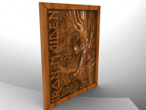 iron maiden eddie fear of the dark cnc 3Dプリントモデル