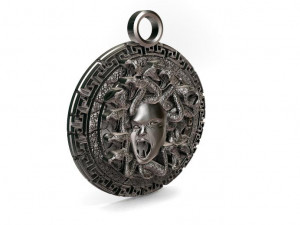 medusa pendant Modèles 3D en vedette