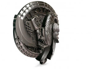 viking crow pendant 2 3D Print Model
