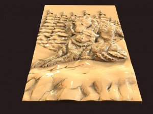 wolf cnc Modelo de Impressão 3D