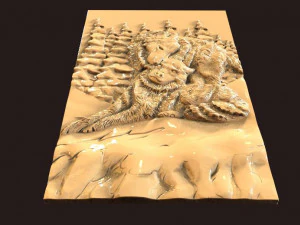 вовк cnc 3D Принт Модель