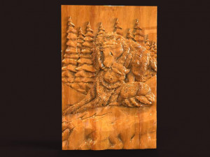wolf cnc Modelo de Impressão 3D