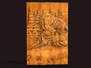 вовк cnc 3D Принт Модель