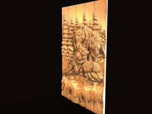 вовк cnc 3D Принт Модель