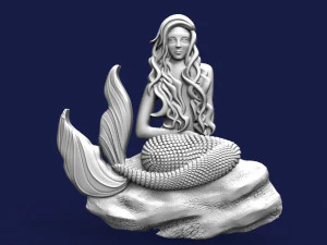 mermaid cnc 3 3D Print Model