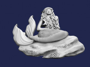 mermaid cnc 3 3D Print Model