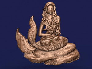mermaid cnc 3 3D Print Model