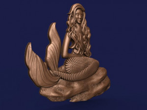 mermaid cnc 3 3D Print Model