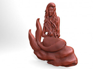 mermaid cnc 3 3D Print Model