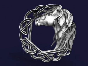 celtic horse 2 cnc 3D Print Model
