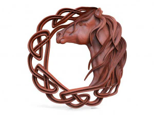celtic horse 2 cnc 3D Print Model