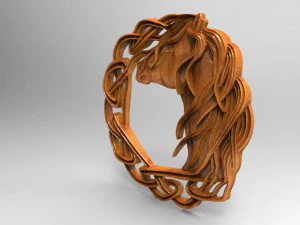 celtic horse 2 cnc 3D Print Model
