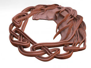 celtic horse 2 cnc 3D Print Model