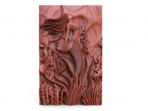 mermaid cnc 4 3D Print Model
