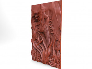 mermaid cnc 4 Modelo de Impressão 3D