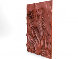 mermaid cnc 4 3D Print Model