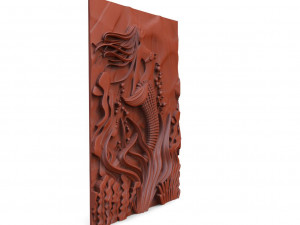 mermaid cnc 4 Modelo de Impressão 3D