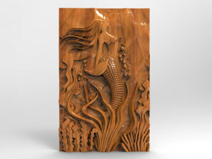 mermaid cnc 4 Modelo de Impressão 3D